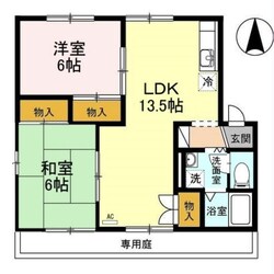 セントラルハイツ今村の物件間取画像